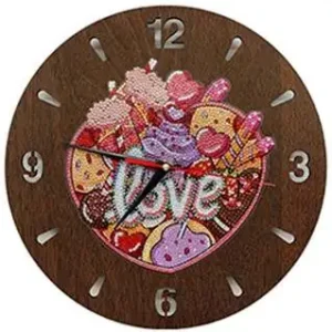 Diamond Painting Orologio Sweet Love Luminoso
