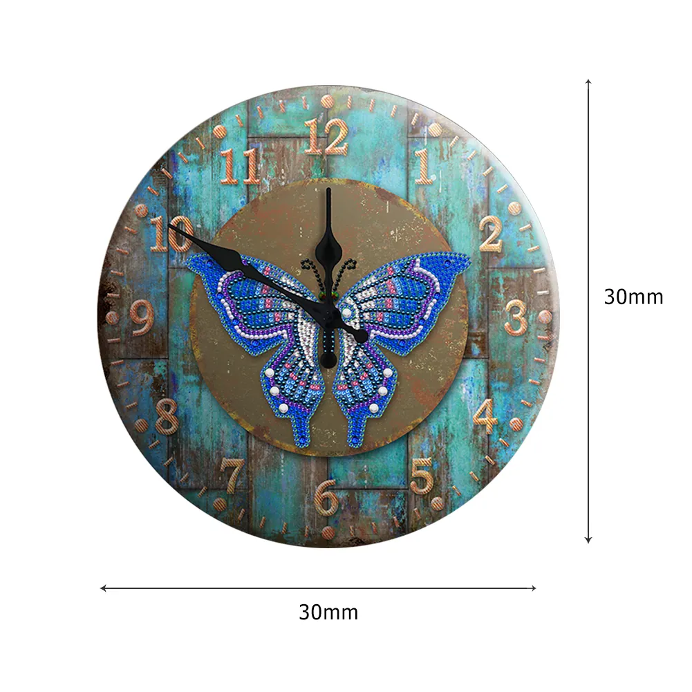 Diamond Painting Orologio Farfalla - immagine 3
