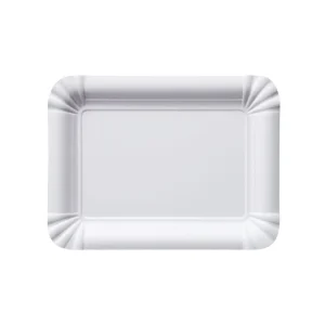 Vassoio Cartone Rettangolare Bianco