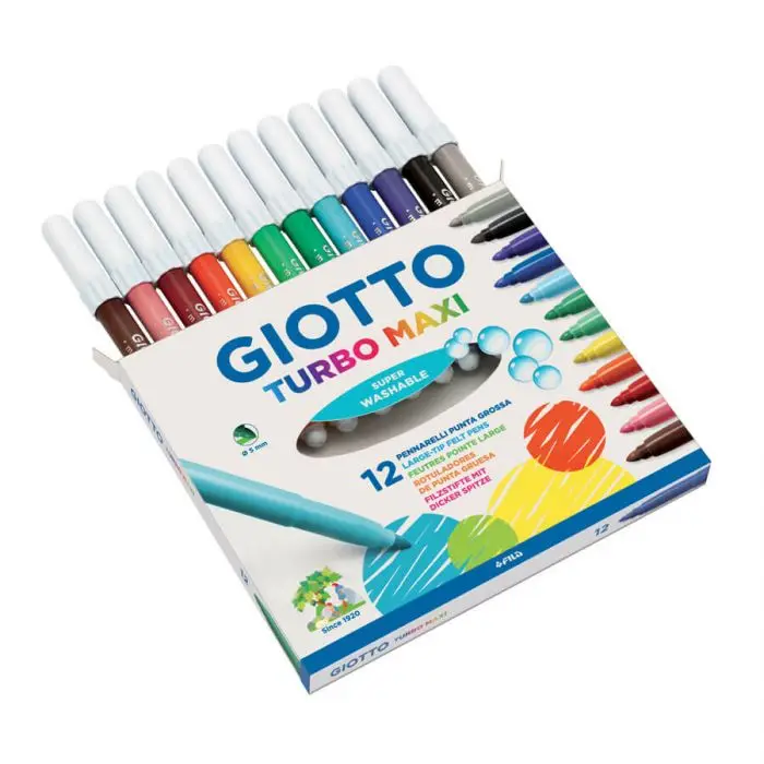 12 PENNARALLI TURBO MAXI - GIOTTO - immagine 2