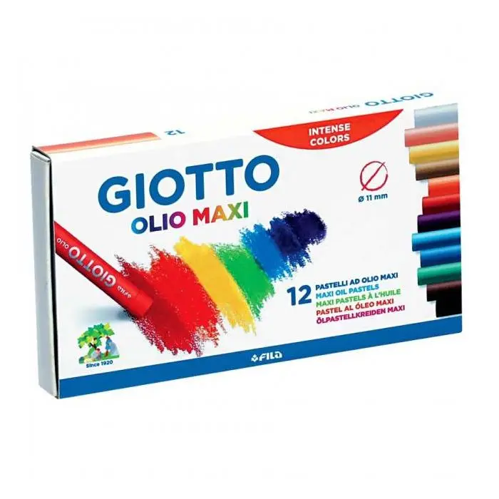 12 PASTELLI AD OLIO MAXI - GIOTTO - immagine 2