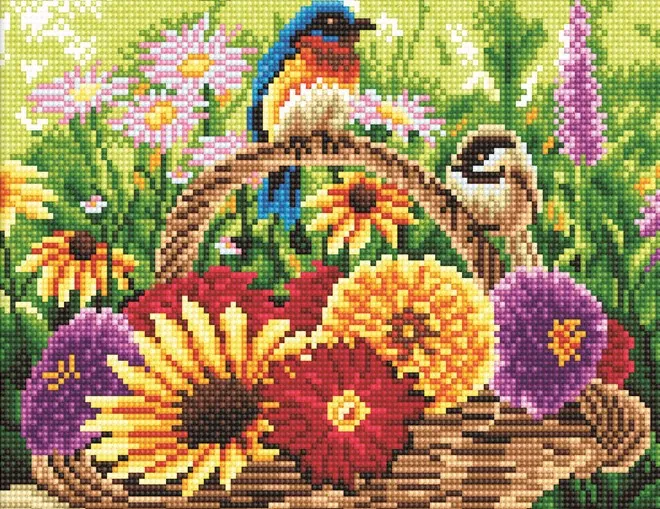 Diamond painting Summer Flowers