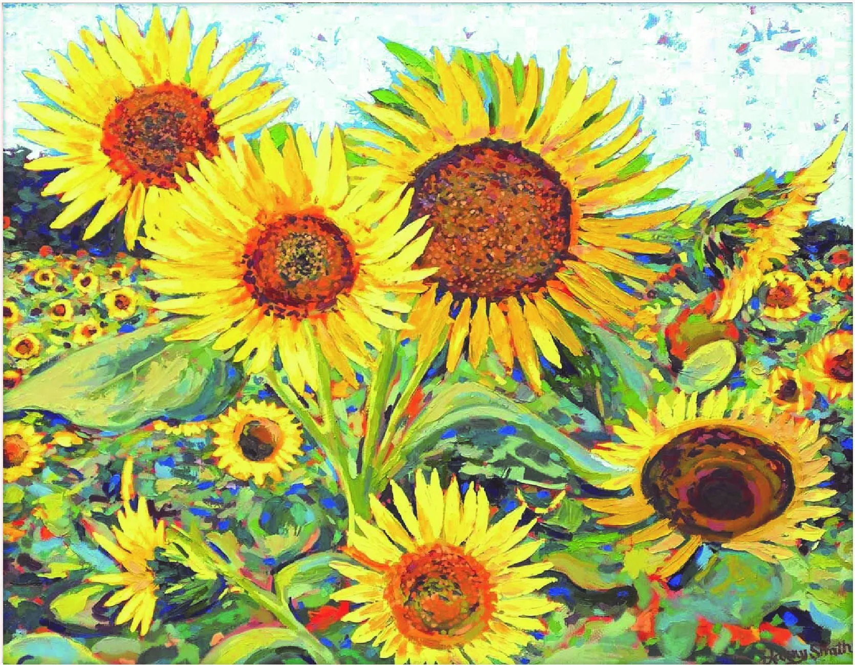 Diamond painting Girasoli - immagine 2