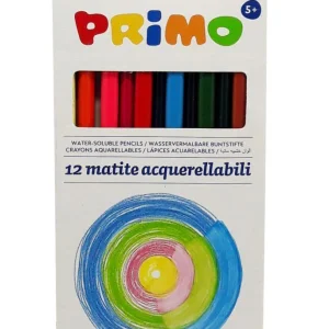 12 PASTELLI ACQUERELLABILI TRIANGOLARI - PRIMO