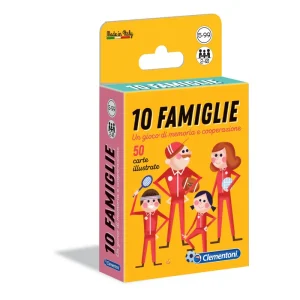 CLEMENTONI – Gioco di Carte – 10 Famiglie
