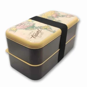 PORTAPRANZO DOPPIO SCOMPARTO CON POSATE - ITOTAL