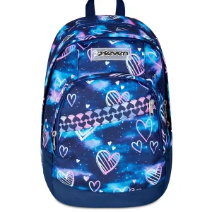 ZAINO Seven® DUAL - GLOOMY HEART + OMAGGIO DIGITAL WATCH "TINTA UNITA"