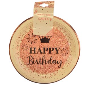 Piatti di Carta HAPPY BIRTHDAY