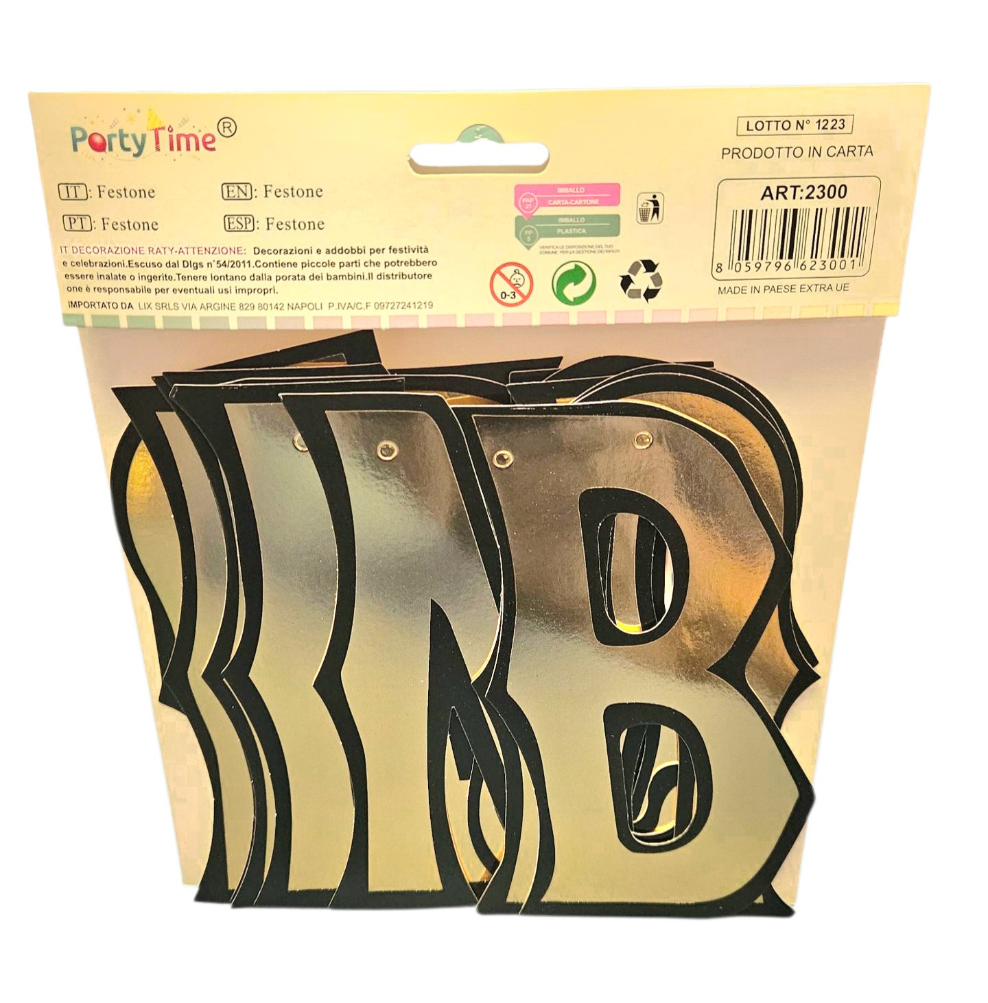 Festone BUON COMPLEANNO - immagine 3