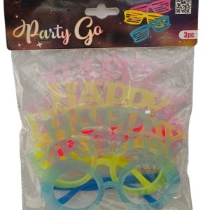 Occhiali Luminosi “Happy Birthday”