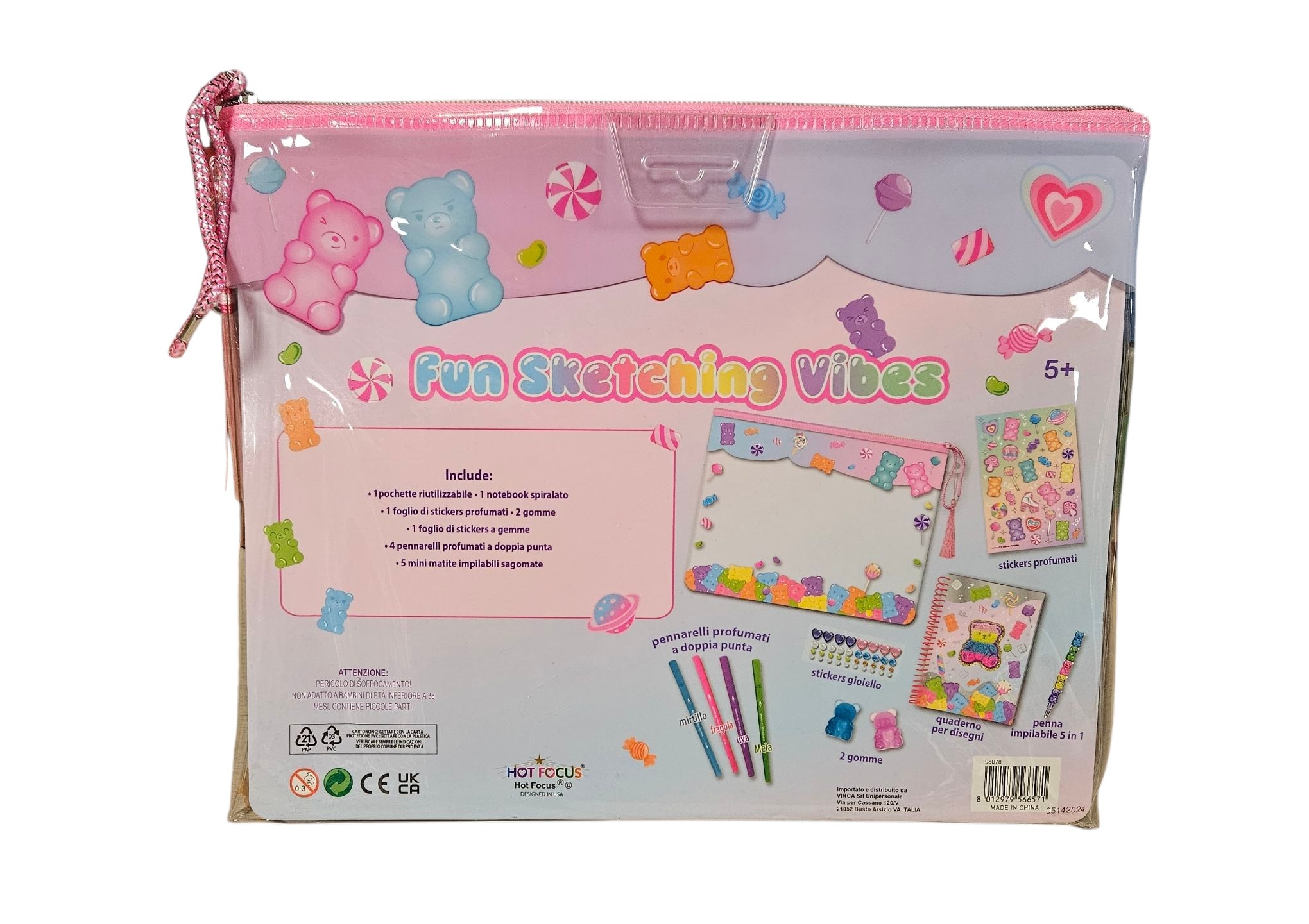 HOT FOCUS – Fun Sketching Vibes – Set Cancelleria - immagine 3