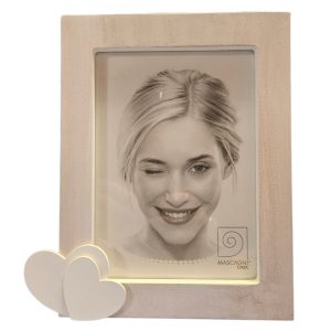 MASCAGNI CASA – Portafoto Legno 13x18cm con Cuori