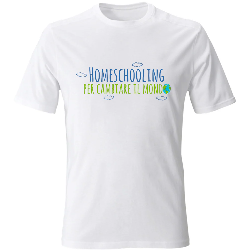 T-Shirt Unisex Homeschooling per cambiare il mondo - immagine 4