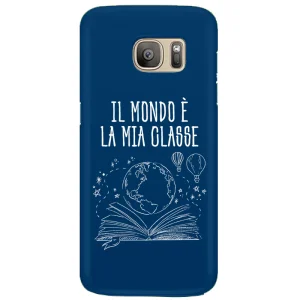 Cover Galaxy S7 Edge Mondo è la tua classe cover