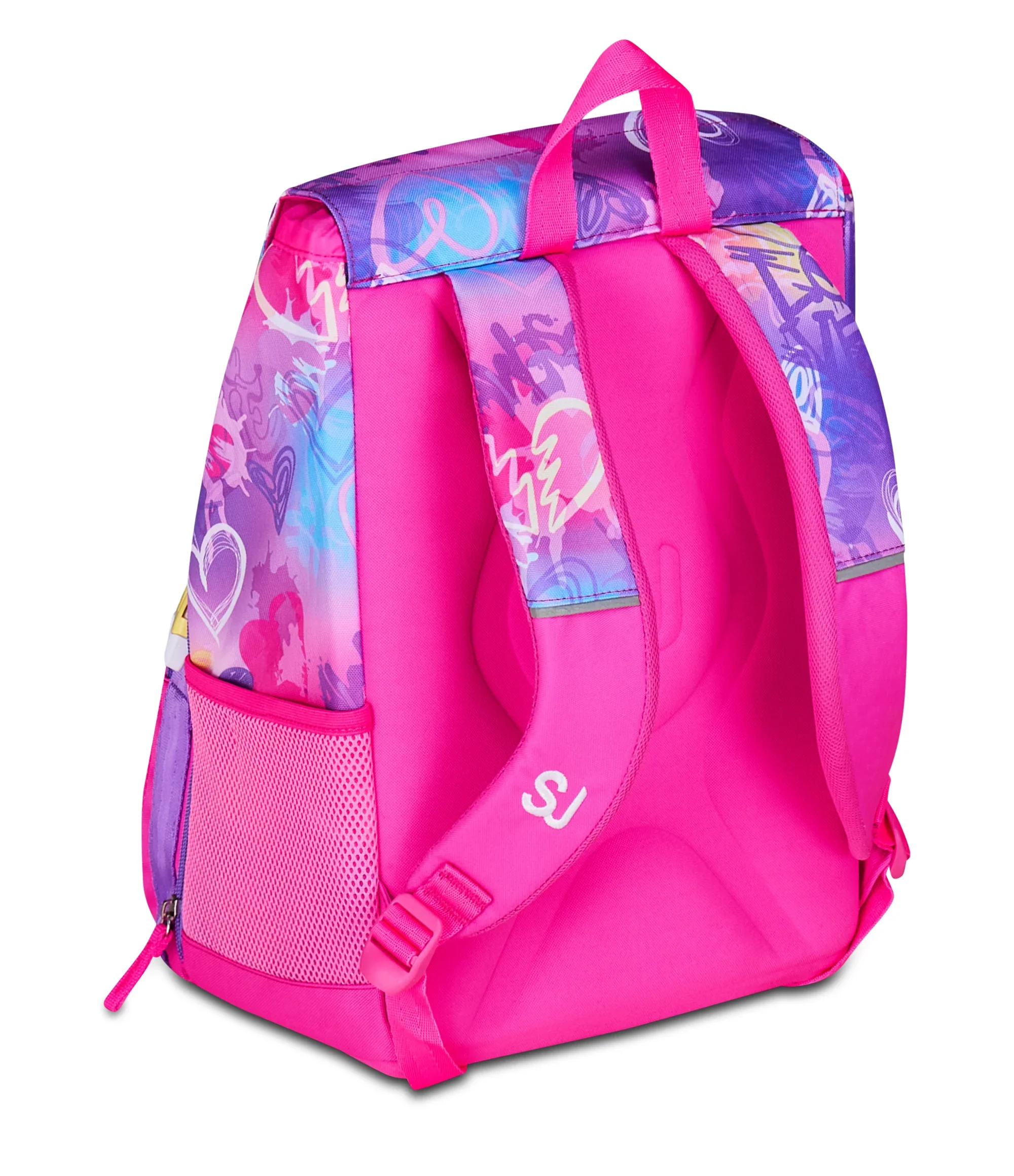 ZAINO ESTENSIBILE BIG - TINYPATCH GIRL + ASTUCCIO 3 ZIP + OMAGGIO DIGITAL WATCH "TINTA UNITA" - immagine 8