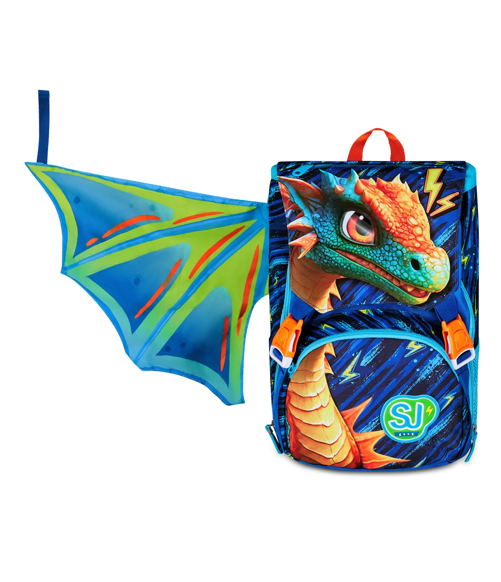ZAINO ESTENSIBILE BIG - DRAGON GLIDE + ASTUCCIO 3 ZIP + OMAGGIO DIGITAL WATCH "TINTA UNITA" - immagine 6