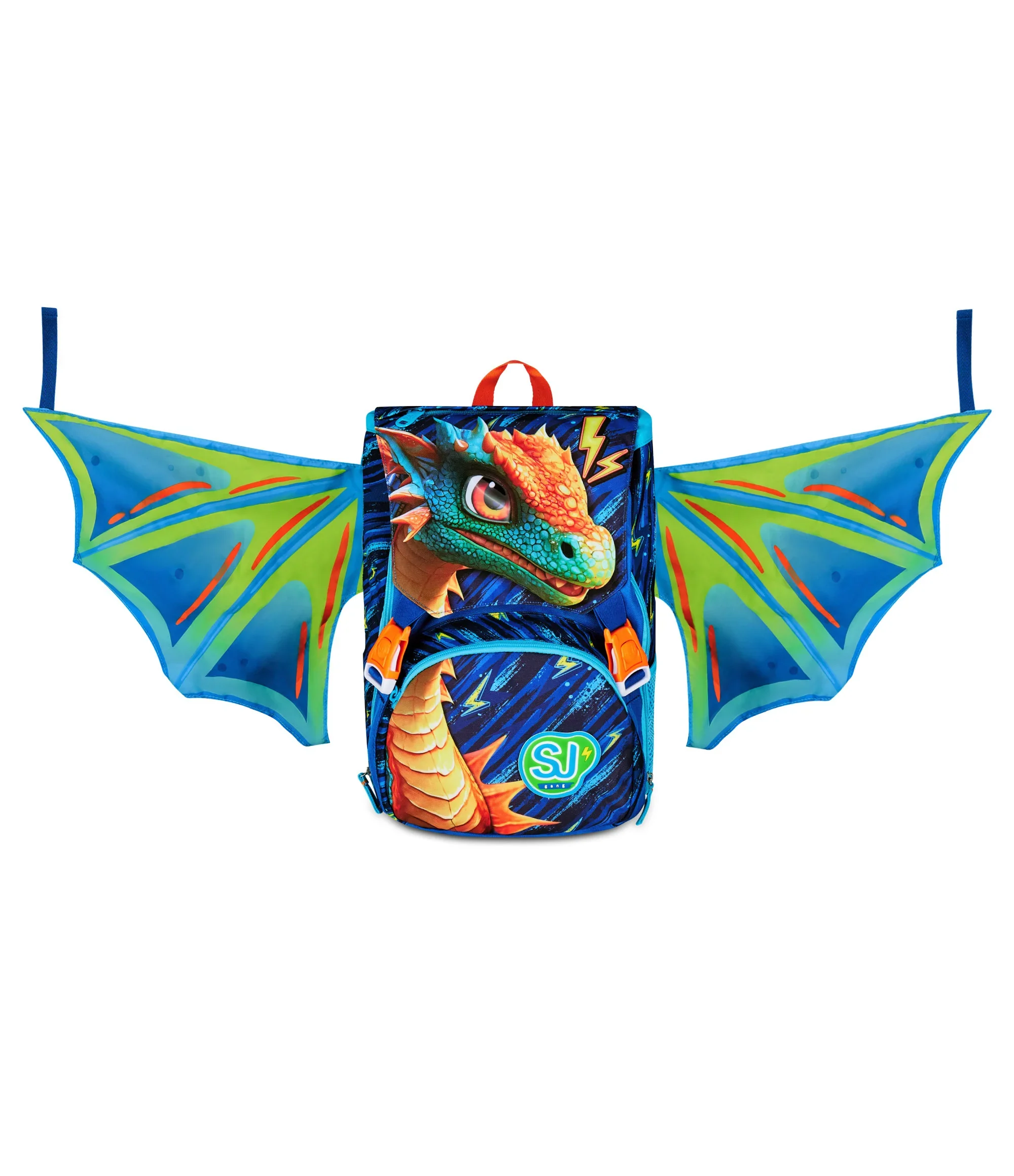 ZAINO ESTENSIBILE BIG - DRAGON GLIDE + ASTUCCIO 3 ZIP + OMAGGIO DIGITAL WATCH "TINTA UNITA" - immagine 5