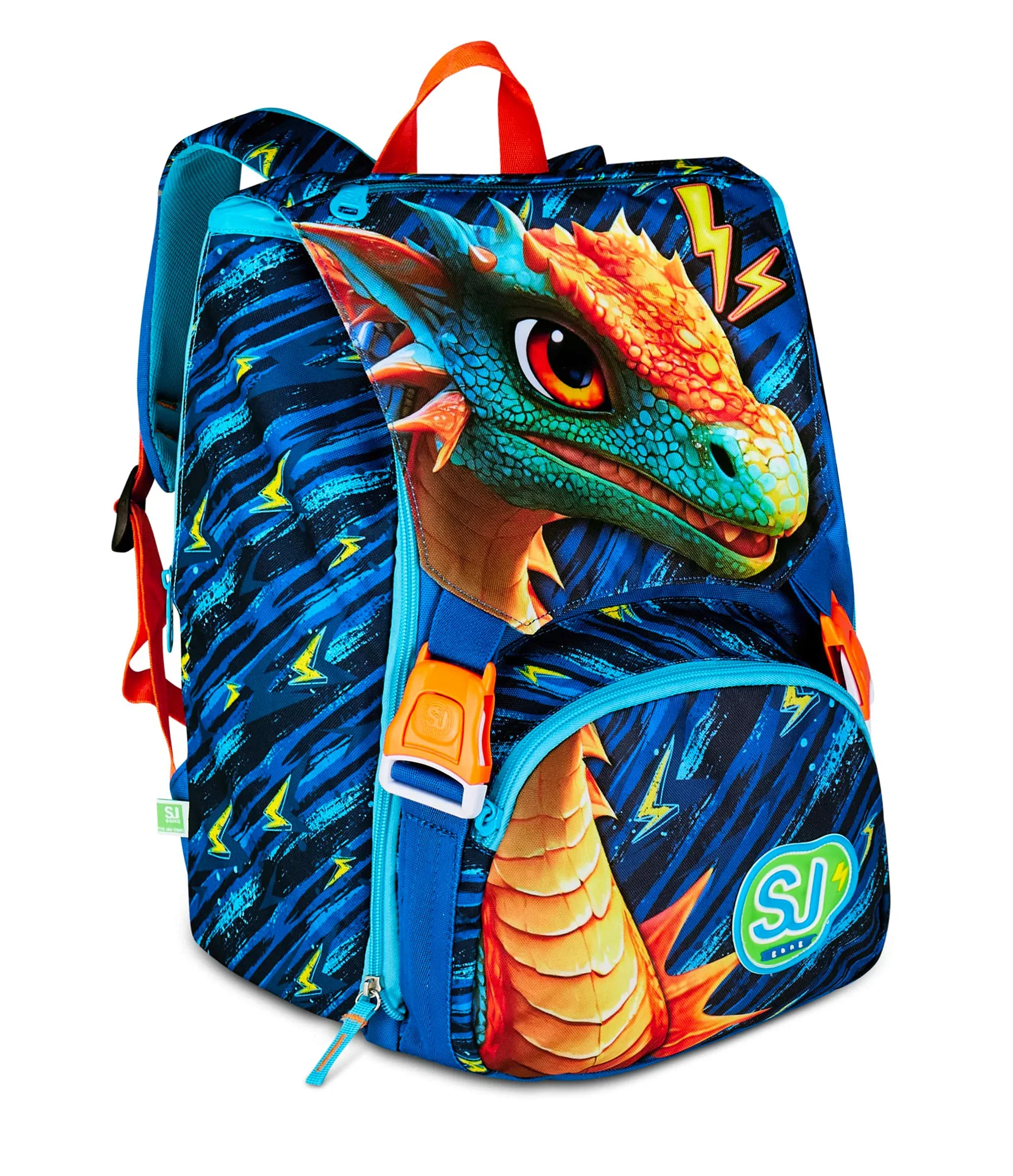 ZAINO ESTENSIBILE BIG - DRAGON GLIDE + ASTUCCIO 3 ZIP + OMAGGIO DIGITAL WATCH "TINTA UNITA" - immagine 4