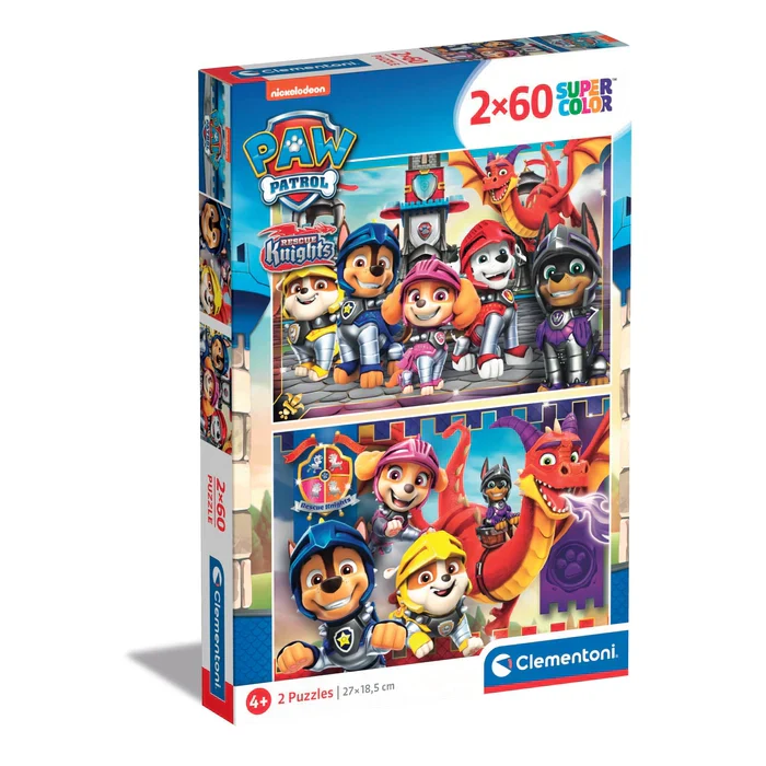 Puzzle Paw Patrol 2X60 Pz - immagine 2