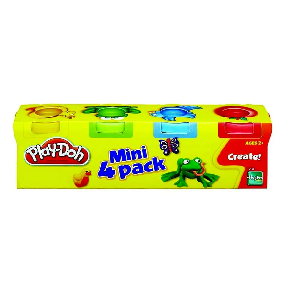 Play-Doh pack 4 vasetti (tot. 224 g)