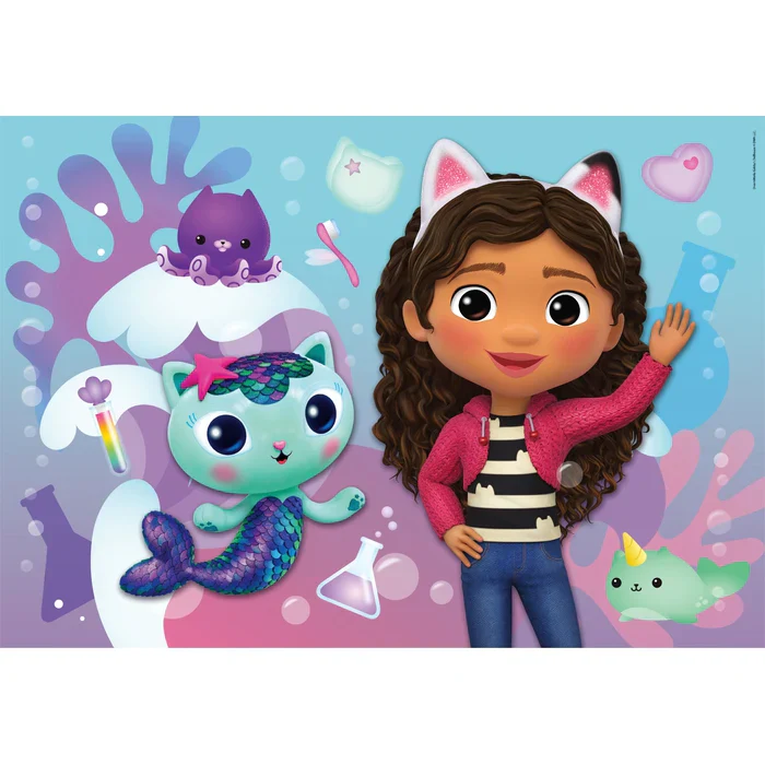 Puzzle Gabby'S Dollhouse 3X48 Pz - immagine 4