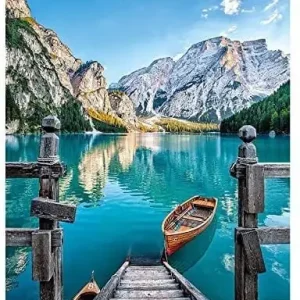 Diamond painting Lago di Braies