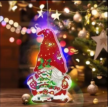 Diamond painting Red Christmas Elf - immagine 4