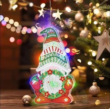 Diamond painting Garland Elf Lamp - immagine 4