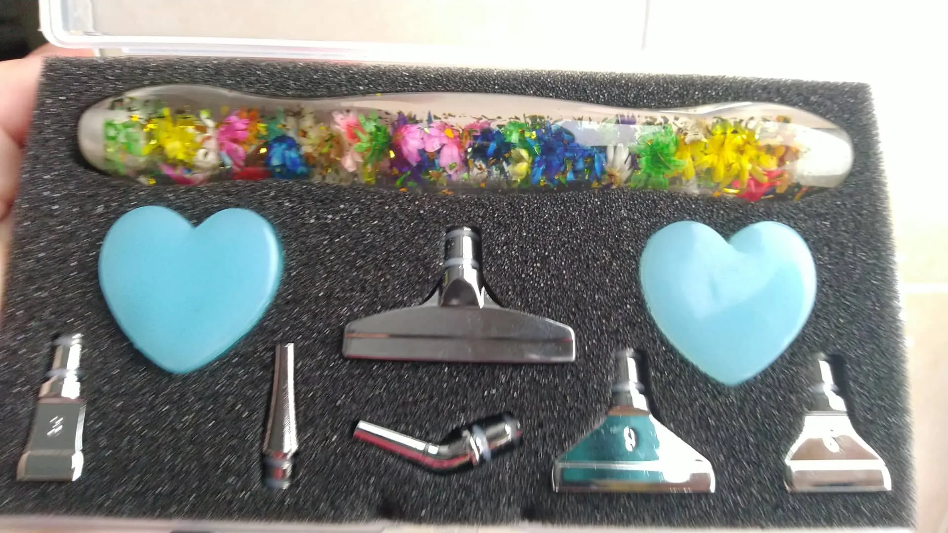 Penna diamond painting con fiori - immagine 2