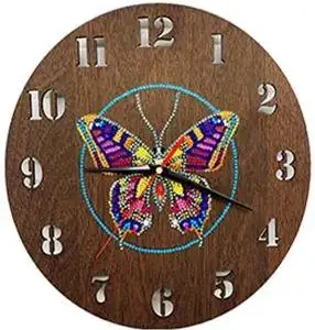 Diamond Painting Orologio Farfalla Luminoso