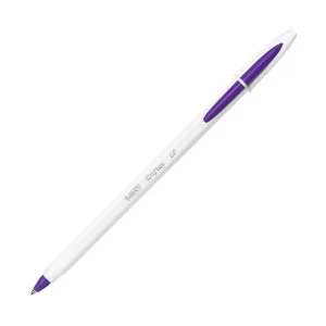 PENNA BIC CRISTAL UP BICOLOR MM.1,2 FUN CON TAPPO COLORE VIOLA