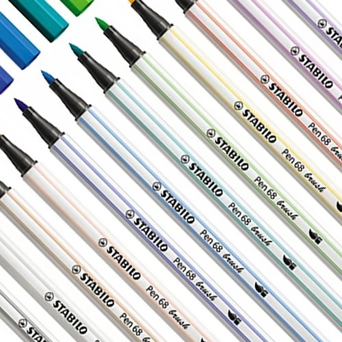 Confezione 8 pennarelli disegno Pen 68 Brush - STABILO - immagine 3