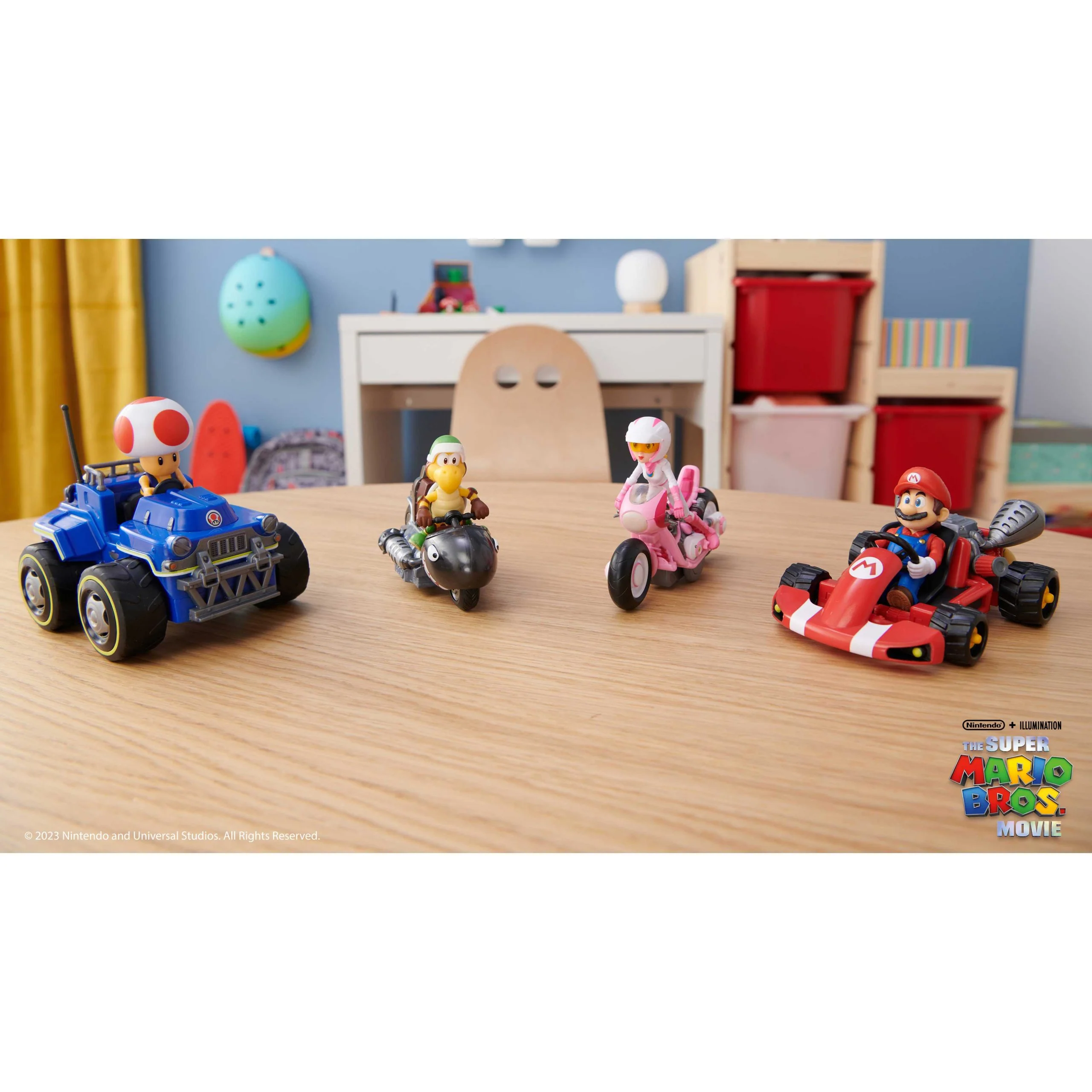 Super Mario Movie personaggi 6 cm con Kart - Peach - immagine 7