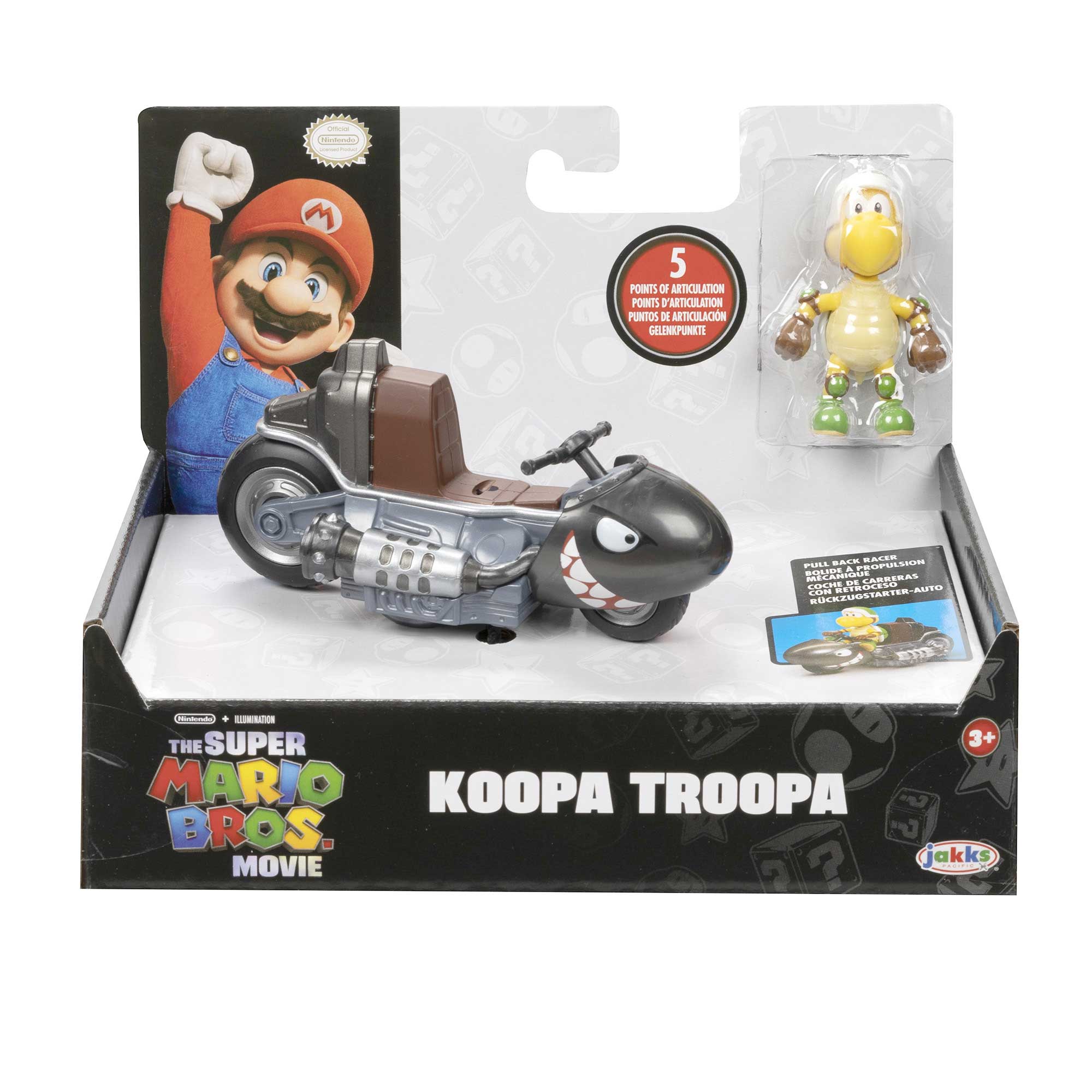 Super Mario Movie personaggi 6 cm con Kart - Koopa ParaTroopa - immagine 3