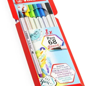 Confezione 8 pennarelli disegno Pen 68 Brush - STABILO
