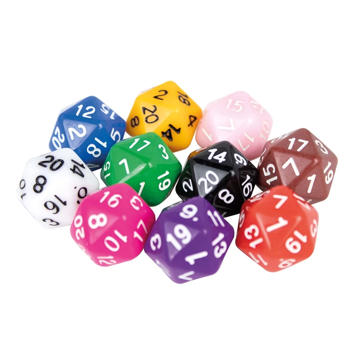 DADO NUMERICO 20 FACCE - immagine 2