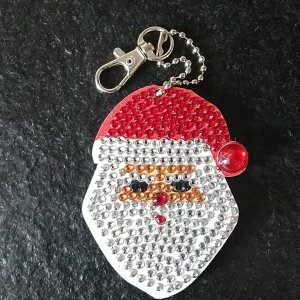 Diamond Painting Portachiavi Babbo Natale