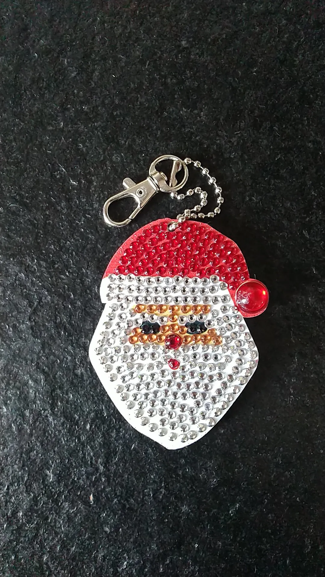 Diamond Painting Portachiavi Babbo Natale - immagine 2