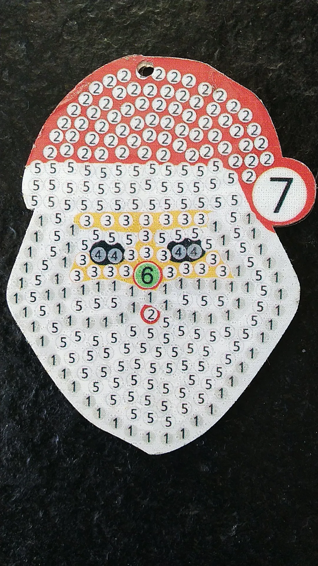 Diamond Painting Portachiavi Babbo Natale - immagine 3