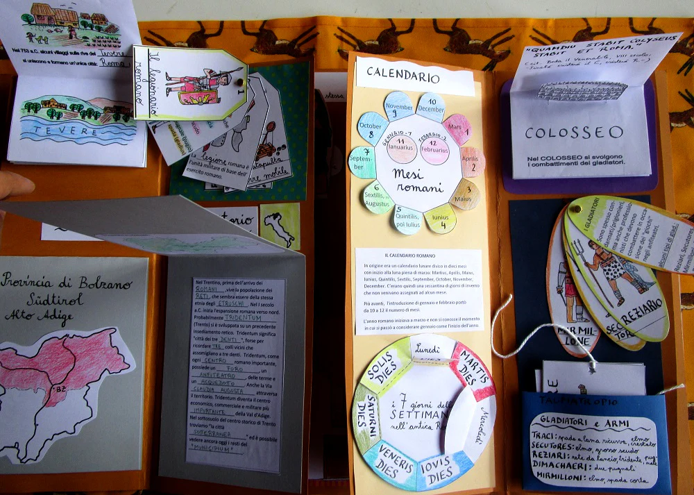Lapbook Roma Antica PDF - Giochi Didattici per Bambini 7-11 Anni - immagine 5