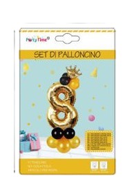 Composizione Palloncini Numero 8 - immagine 3