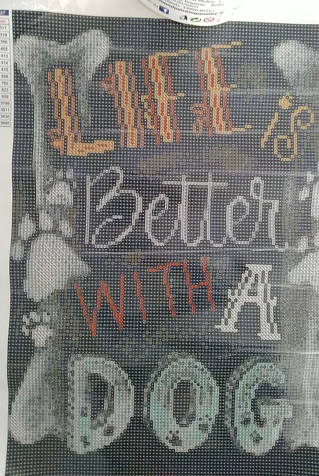 Diamond Painting Life is Dog - immagine 3