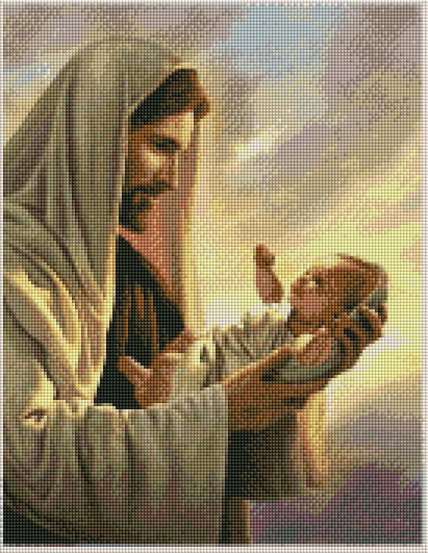 Diamond painting blessed jesus - immagine 3