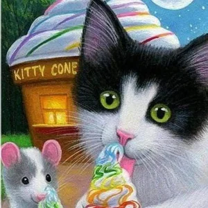 Diamond painting Amici golosi