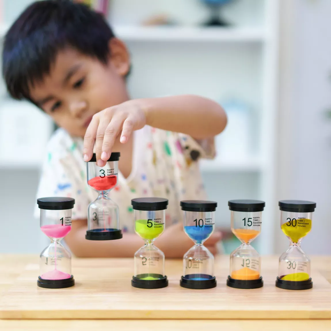 6 SAND TIMERS da 1-3-5-10-15 e 30 MINUTI - immagine 4