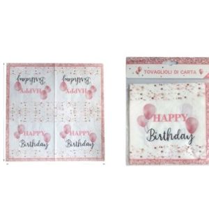 Tovaglioli di Carta HAPPY BIRTHDAY