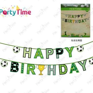 Festone HAPPY BIRTHDAY Tema Calcio