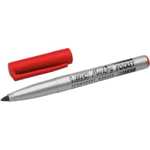 Marcatore bic marking rosso punta fine 1mm ecologico resistente