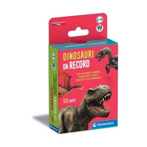 CLEMENTONI – Gioco di Carte – Dinosauri da Record