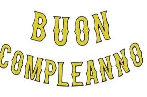 Festone BUON COMPLEANNO
